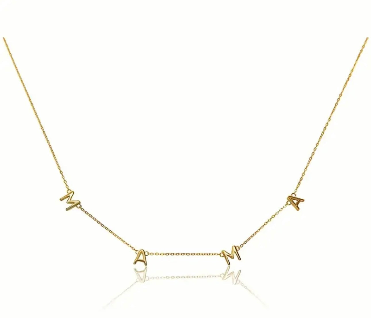 M A M A - 18' Necklace (Gold)
