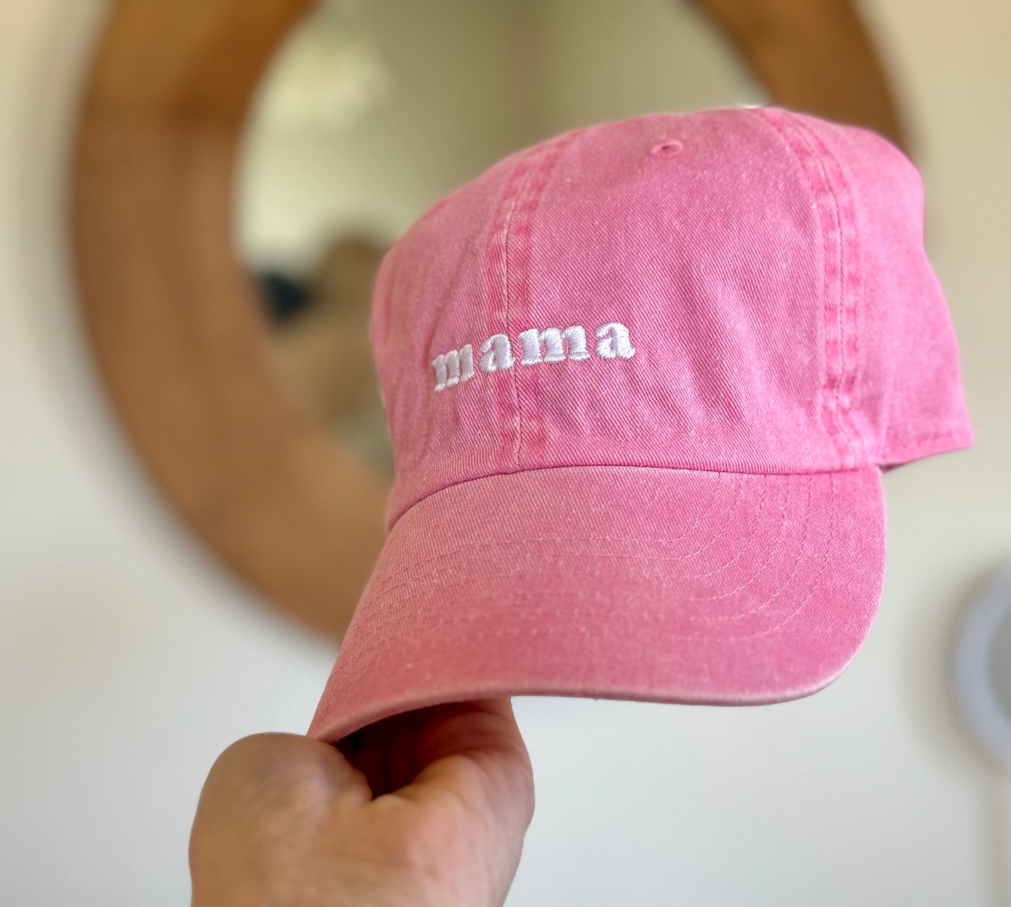 Mama Baseball Hat (Embroidered)