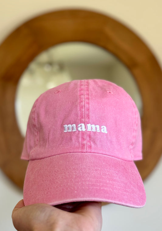 Mama Baseball Hat (Embroidered)