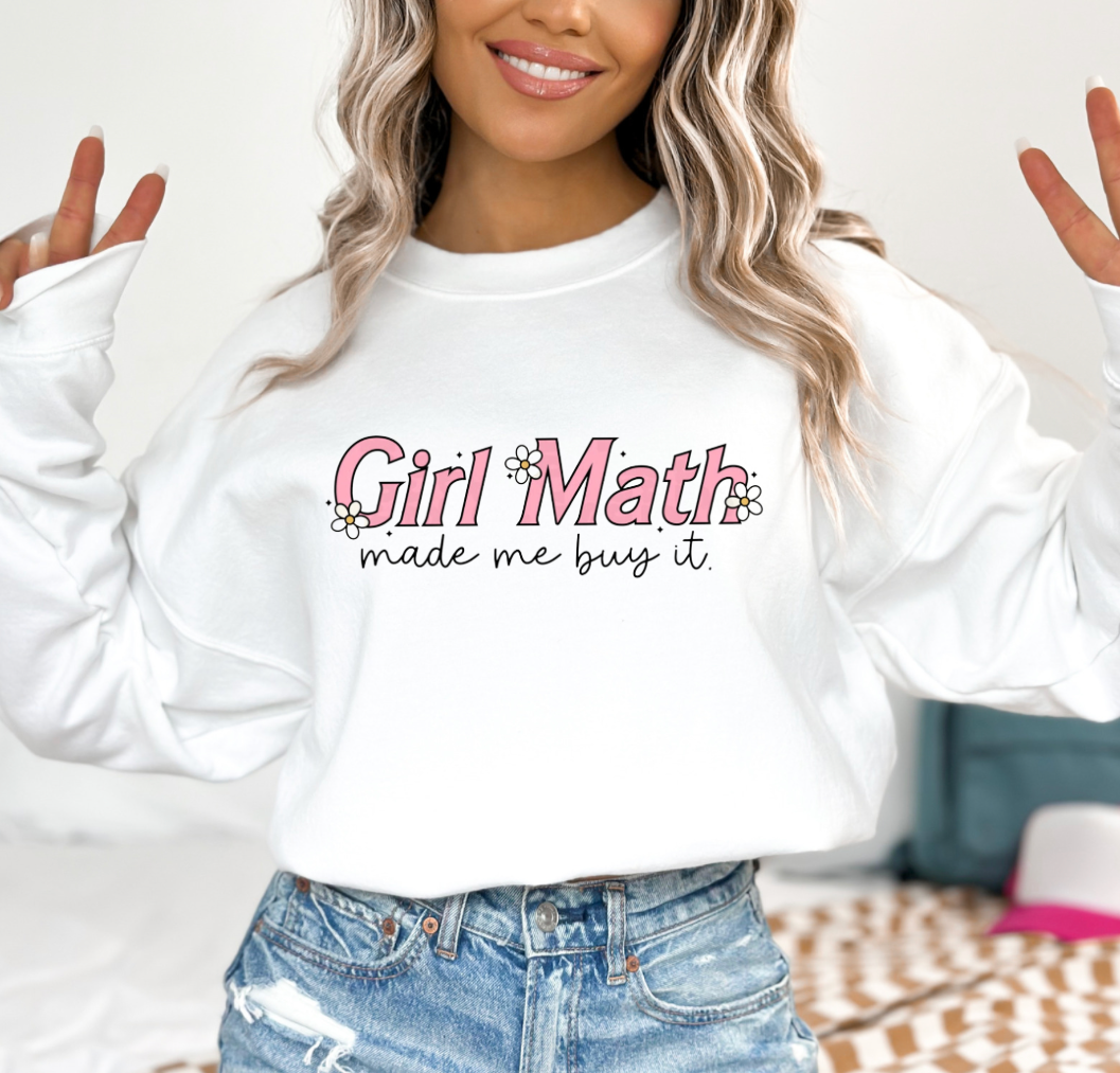 Girl Math Crewneck