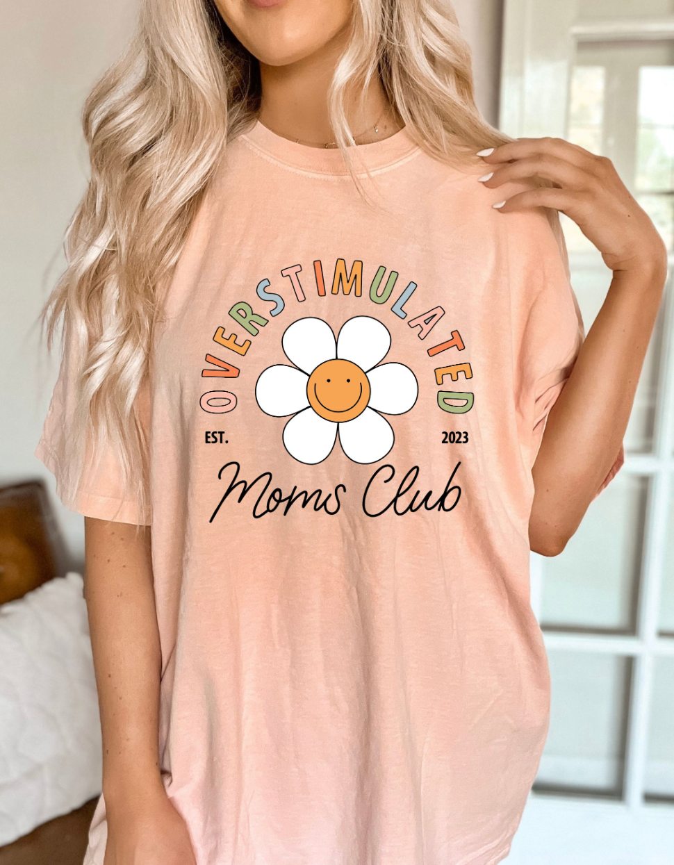 Overstimulated Moms Club Tee