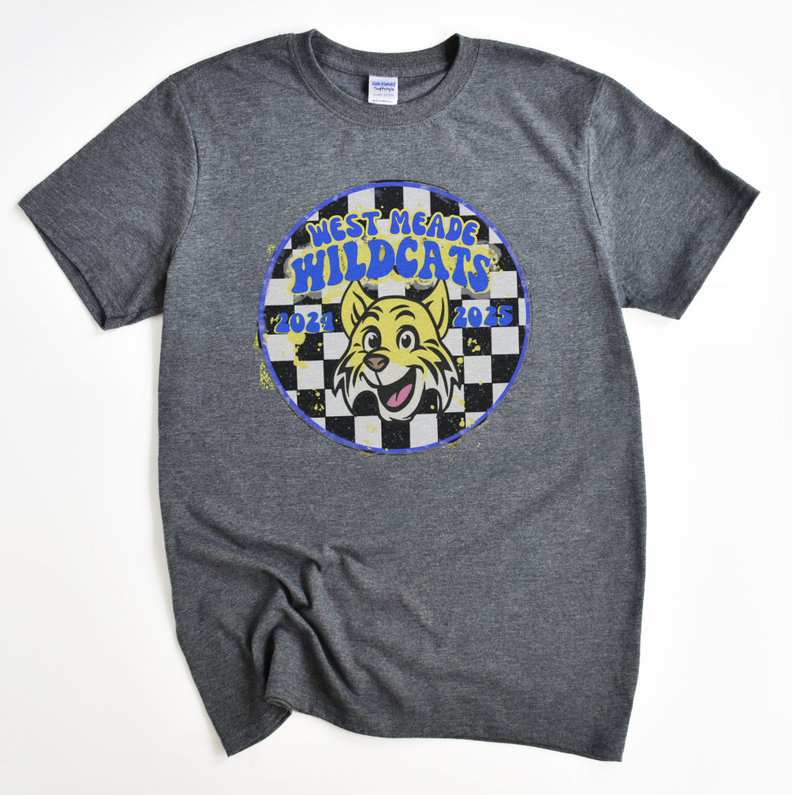 Checkered Wildcat Tee